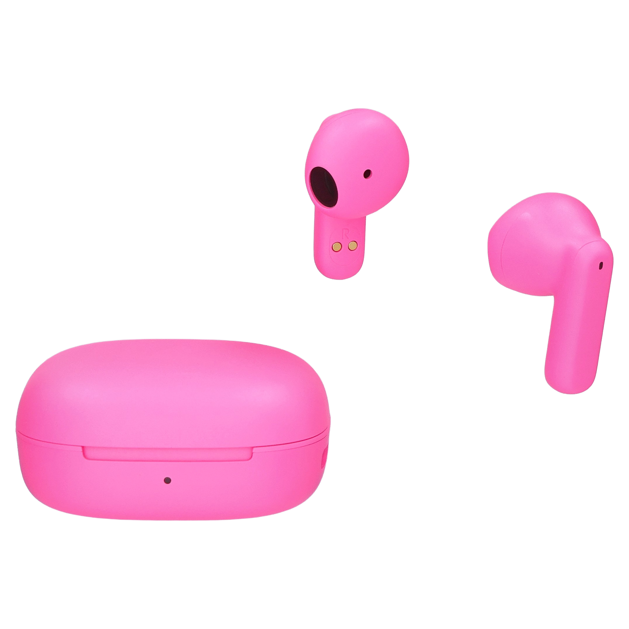 onn Mini Stick Wireless Earbuds with Noise Cancelling, Pink photo 2