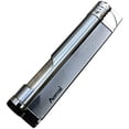 thumbnail image 3 of Piioket 3 Pcs Jet Blue Flame Metal Cigar Cigarette Lighter Windproof Refillable Butane Gas Fuel Viewable with Electric Wire Ignition Protection - Aomai Silver, 3 of 8