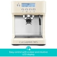 thumbnail image 6 of CASABREWS ULTRA Espresso Machine, Professional 20 Bar Espresso Maker with 58mm Commercial Portafilter, Adjustable PID Temperature Control, LCD Display & Steam Wand,Cream., 6 of 9