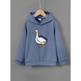 thumbnail image 3 of Big Boys Fall Winter Tops Silly Goose Print Casual Long Sleeve Hoodies Sweatshirt For Outdoor, 3 of 8