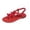 13#Red, variant on Women's 3D Floral Thong Slingback Flat Sandals, Open-Toe Breathable Casual Beach Footwear