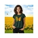 thumbnail image 2 of Blusa con Estampado de Mariposa y Girasoles – Diseño Único y Significativo Color Verde Oliva Talla Mediana Marca Emil SaEs, 2 of 4