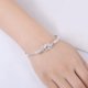 thumbnail image 5 of Pulsera de plata ajustable, accesorios de boda, joyería para mujer y niña, para regalo, para uso diario, 5 of 8
