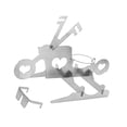 thumbnail image 3 of Advancent Soporte de pollo para barbacoa, cerveza, motocicleta americana divertida, estante de acero inoxidable, herramientas, estante divertido para pollo Cocina y Comedor Amor Advancent HA007131-04, 3 of 6