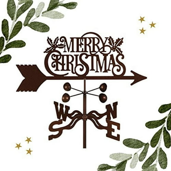 EZ Vane Merry Christmas Weathervane 21 Inch Wide - Cupola Mount