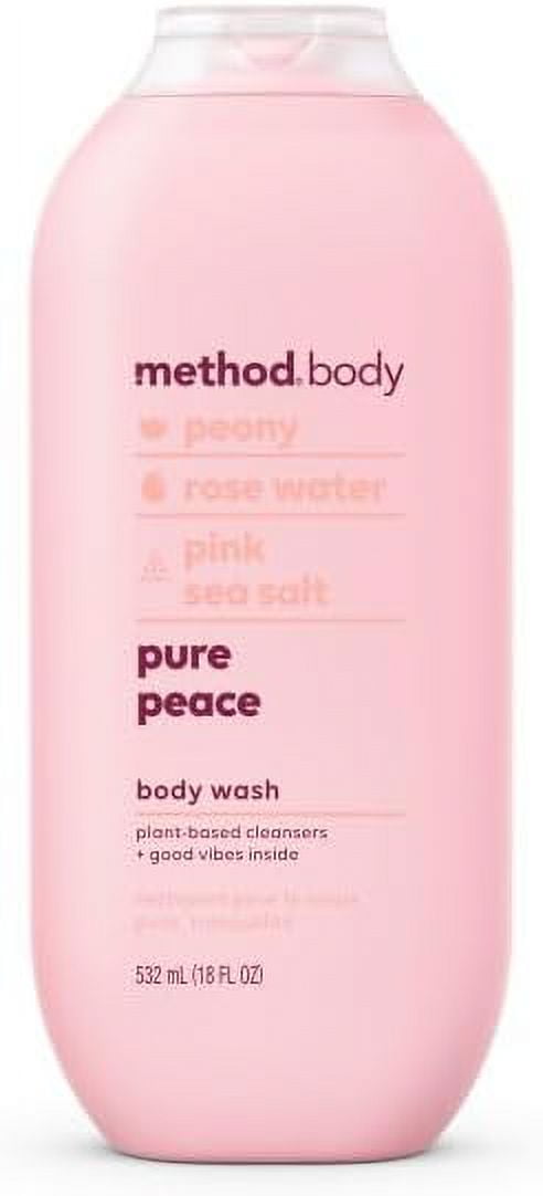 Method Body Wash Variety, 1 Daily Zen, 1 Pure Peace, 18 OZ Each, 1 CT