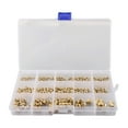 thumbnail image 1 of Chendee 300Pcs Threaded Inserts M2 M2.5 For M3 M5 M6 Insert Nuts Brass Threaded Bushing, 1 of 9