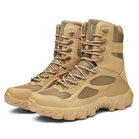 

Men‘s Outdoor Climbing Shoes Combat Boots Tactical Boots Black/Khaki