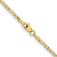 thumbnail image 3 of Leslie 14k Yellow Gold 1.80mm Flat Figaro Chain, 3 of 5