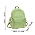 thumbnail image 3 of HJYCHN Boys Backpack Solid Color Woven Tassel Charm Small Daypack Lightweight Back to School Supplies for Kids Backpack for Girls Yellow, 3 of 7