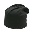 thumbnail image 1 of Sonducket Gorro de lana, accesorio de ropa, cubierta de pelo de Color sólido, sombreros artesanales de punto Unisex simples para decoración de vestido, Sombreros Negro Sonducket AP009244-05B, 1 of 6