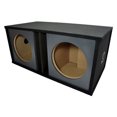 thumbnail image 3 of American Sound Connection Dual 12" Vented MDF Subwoofer Enclosure, Paintable, Loudspeaker Cabinet, 3 of 4