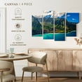 thumbnail image 5 of Elephant Stock Kauai Wall Art - Horizontal Multi Panel Canvas - Living Room Wall Decor - Beach Multi Panel - Brown And Green Decor - 36" x 22", 5 of 8