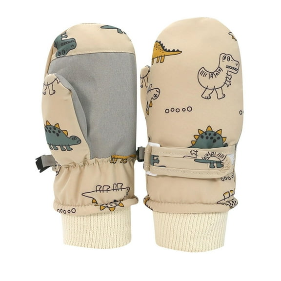 AKAFMK Kids Cold Weather Gloves,New Winter Gloves Thickened Fleece for Children's Skiing Gloves Baby's Cold Proof and Slip Gloves 6 Months-8 Years