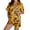 510_Gold, variant on ZHENHONG Pajamas for Women, Casual Summer Loose Strap Chest Short Sleeve Top Shorts Pajamas Set, Women's Sleepwear Brown