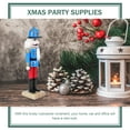 thumbnail image 5 of NICEXMAS Nutcracker Figure Wooden Ornament with Classic Christmas Design 1Pack, 5 of 6