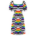 thumbnail image 6 of Inclusive Ally Pride Flag Sleeveless Dress dresses for womens dress women summer, 6 of 6