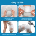 thumbnail image 6 of Waterproof Knee Cast Cover for Shower, Watertight Cast Bag Covers Shower Protector for Knee Replacement Surgery, Wound, Burns Reusable, 6 of 7
