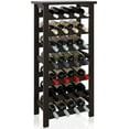 thumbnail image 1 of SMIBUY Bamboo Wine Rack, 28 Bottles Display Holder with Table Top, 7-Tier Free Standing Storage Shelves for Kitchen, Pantry, Cellar, Bar (Dark Brown), 1 of 8