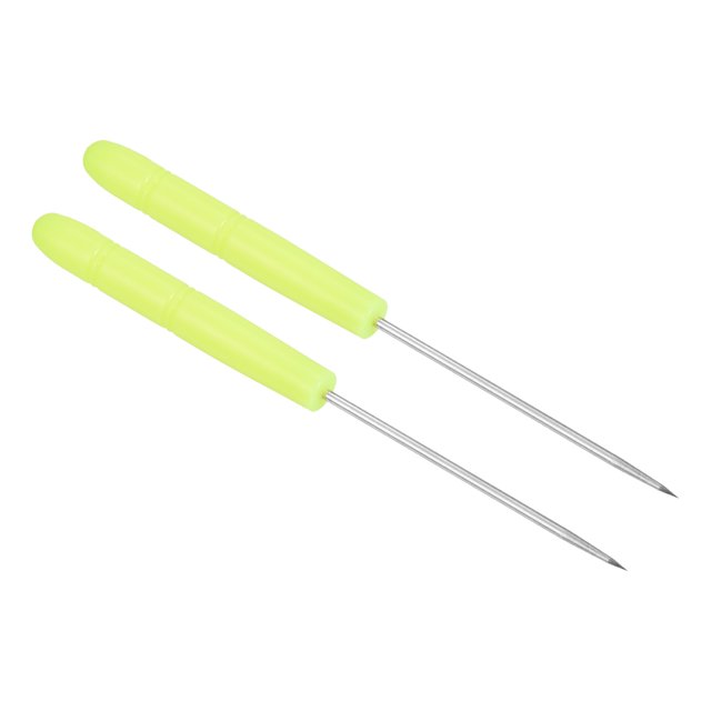 Uxcell Badminton Tennis Racket Racquet Stringing Awl String Straight Guiding Tool, Yellow 2Pack