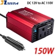 thumbnail image 1 of Inversor para Auto 150W DC 12V a AC 110V Power Convertidor Transformador Automático con Toma de Corriente de EE. UU. Adaptador de Inversor para Auto USB Dual Dropship, 1 of 7