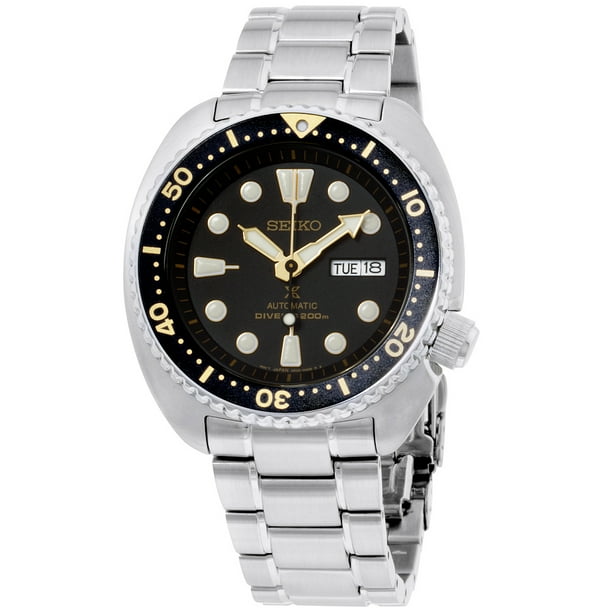 Seiko - Seiko Men's SRP775 Automatic Diver Stainless Steel 45mm Day ...