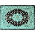thumbnail image 1 of Ahgly Company Indoor Rectangle Persian Light Blue Traditional Area Rugs, 4' x 6', 1 of 4