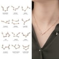 thumbnail image 2 of Anavia Zodiac Necklace Birthday Gifts for Girlfriend - Stainless Steel Zodiac Constellation Crystal Necklace - Zodiac Dainty Jewelry for Women [Rose Gold, Gemini], 2 of 7