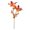 B, variant on Artificial Fall Maple Leaf Twin Butterfly Stem No Berries 13.39x6.3in for Home Vase Arrangement