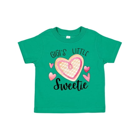

Inktastic Gigi s Little Sweetie with Pink Heart Cookie Gift Toddler Boy or Toddler Girl T-Shirt