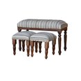 thumbnail image 1 of Banc En Bois 3 Pièces Et Tabourets Set (Grayson), 1 of 3