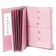 thumbnail image 1 of Carpetas de Archivos con Etiquetas, Organizador de Papel con Bolsa con Cremallera, Organizador de Documentos Portátil para la Oficina en Casa, Rosa, 1 of 5