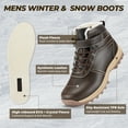 thumbnail image 6 of Fittington Wide Men's Winter Boots Outdoor Mid Calf Hiking Boot, 6 of 12