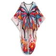 thumbnail image 4 of Plus Size Kaftan for Women Print Summer Caftan Loungewear Maxi Beach Dress Casual Housewear Over Sized moomoo Dresses Night Gown Resort Tunic Beachwear, 4 of 11