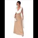 thumbnail image 1 of Vestidos Formales para Mujer: Vestidos de Fiesta, Vestidos de Noche con Cuello en V, Vestidos de Cóctel y Vestidos de Invitada de Boda. Caqui L, 1 of 9