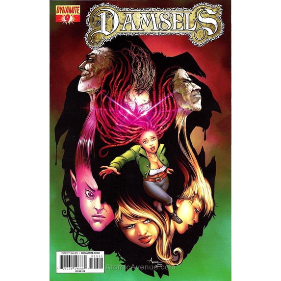 Damsels #9A VF ; Dynamite Comic Book