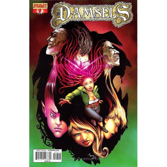 Damsels #9A VF ; Dynamite Comic Book