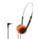 thumbnail image 1 of Auriculares de estilo retro con voz clara, accesorio de fotografía ligero y multiusos. Naranja, 1 of 8
