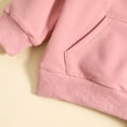 thumbnail image 4 of Hicidod Baby Fall Outfits for Girl Long Sleeve Sweatsuit Top And Sweatpants Set Fashion Solid Color Toddler Winter Clothes, 4 of 7