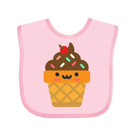 

Inktastic Ice Cream Cone Gift Baby Boy or Baby Girl Bib