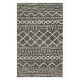 thumbnail image 4 of SAFAVIEH Arizona Teagan Geometric Striped Shag Area Rug, Ivory/Beige, 8' x 10', 4 of 10