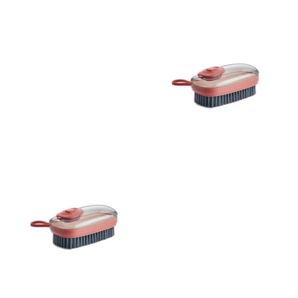 Injueey Cepillo de limpieza Ropa Zapatos Herramienta de limpieza doméstica Dispensador de jabón líquido portátil Cepillos de lavandería Type1 NO1