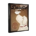 thumbnail image 3 of Stupell Industries Vintage Doodle Coffee Dog Sign Graphic Art Jet Black Floating Framed Canvas Print Wall Art, Design by Ryan Fowler, 3 of 6