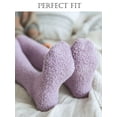 thumbnail image 6 of LAVA 2 Pairs Fluffy Knee High Socks Fuzzy Fleece Soft Long Socks Winter Warm Cozy Socks Yellow, 6 of 8