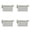 White-4PCS, variant on Edge Stitch Lock Sewing Gauge 2mm 3mm 4mm 5mm Thumb Guide Ruler for Precise Hemming Quilting Fabric Stitching Lightweight DIY Sewing Tool Kit Seam Guide Measuring Tool for Straight Stitching