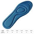 thumbnail image 2 of Plantillas Soporte Zapato Arco Transpirable para Trabajar Caminar (43-44) Azul, 2 of 8
