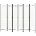 thumbnail image 1 of vidaXL 6-Panel Room Divider White 240x180 cm, 1 of 4