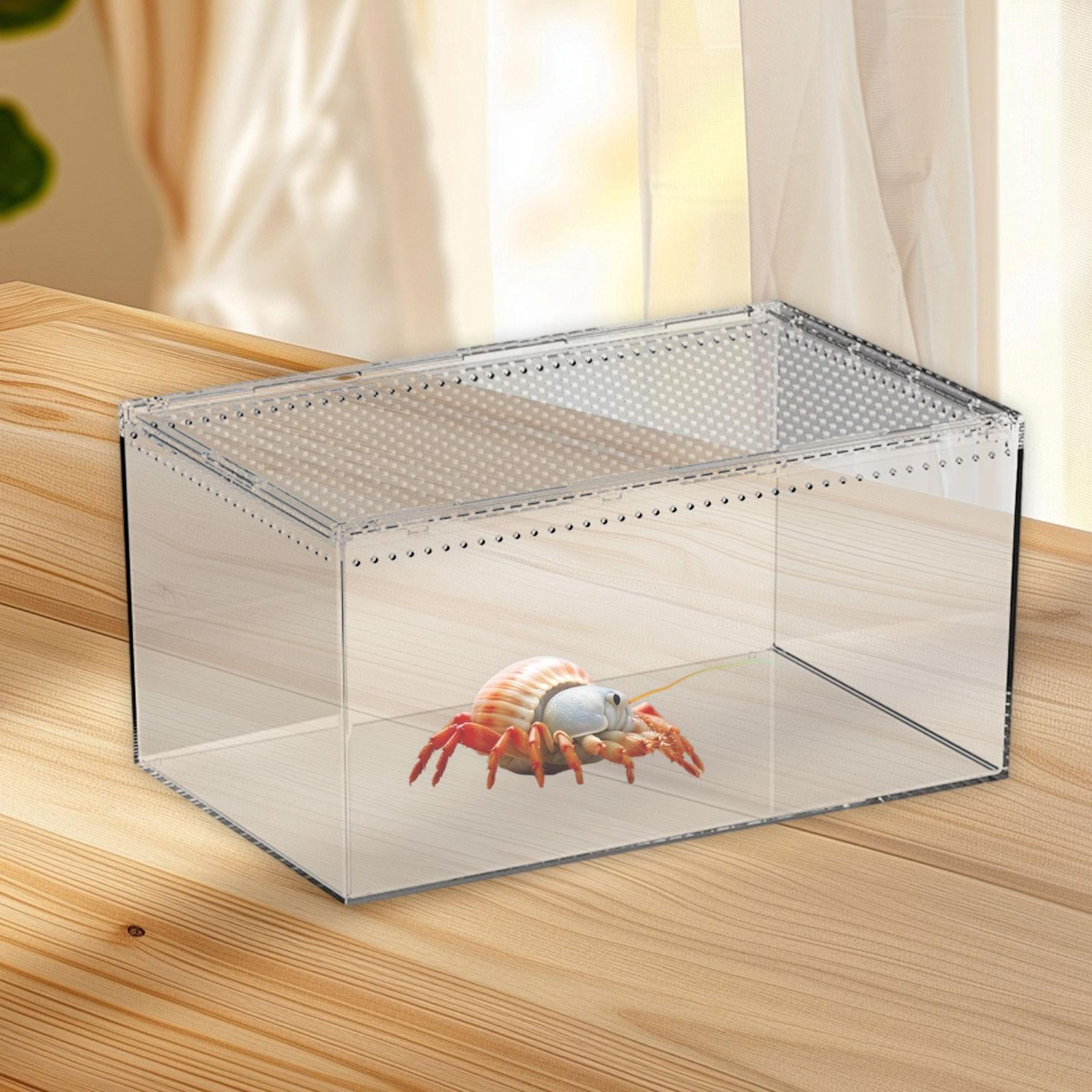 oshhni Reptile Breeding Box Animal Habitat Cage for Turtle Chameleons Hatching Case