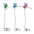thumbnail image 2 of Clips de poste de libélula falsa decoración decorativa estatuas al aire libre decoradas, 2 of 7