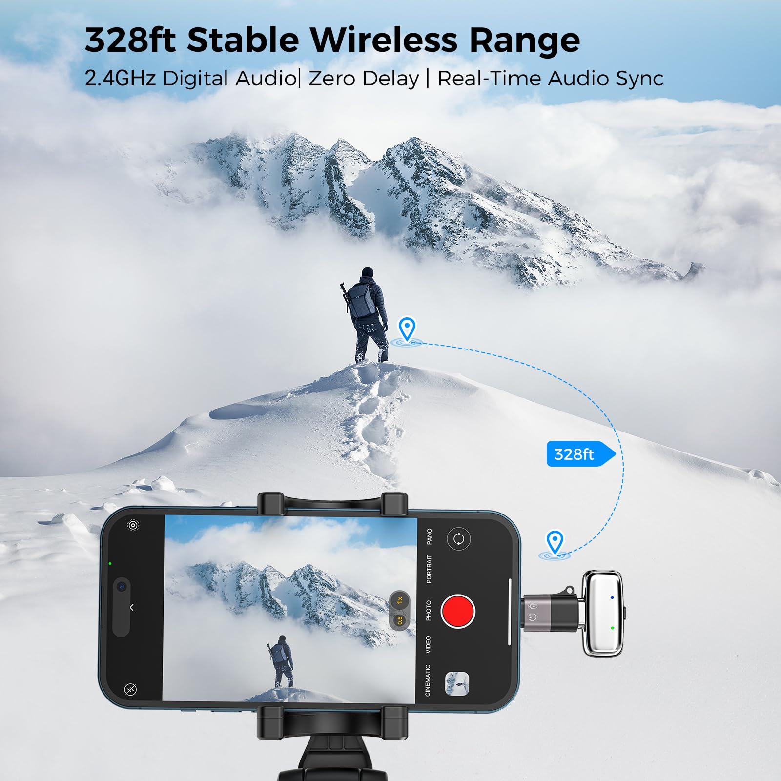 ZealSound Wireless Lavalier Microphone for Content Creators photo 7